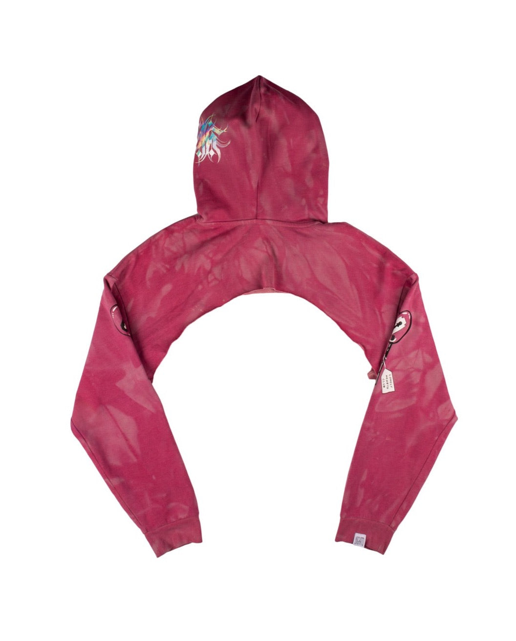 'LONELY HEART' CLUB SUPER CROP HOODIE