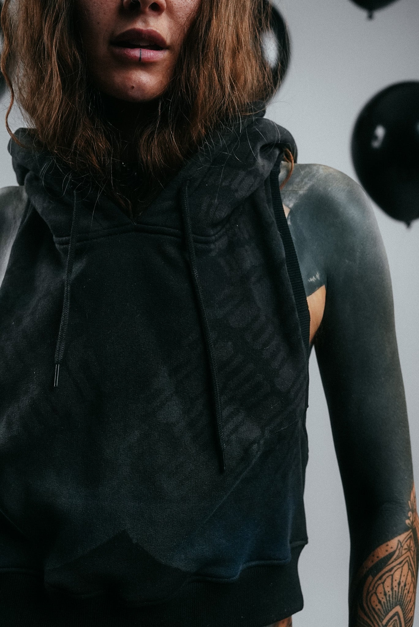 Backflash Hoodie Crop Top