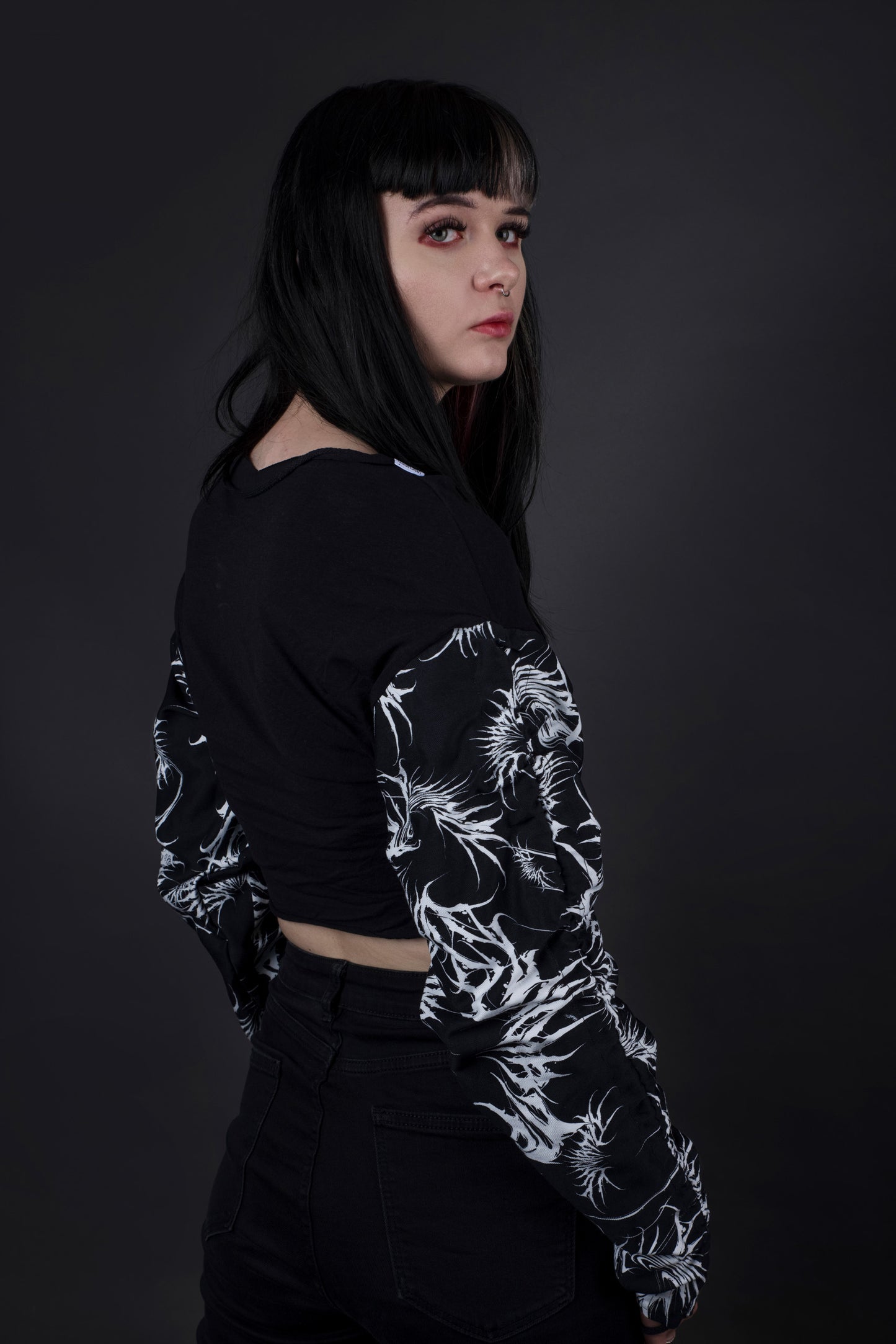TMM CROP TOP 'DARK LIGHT' #6