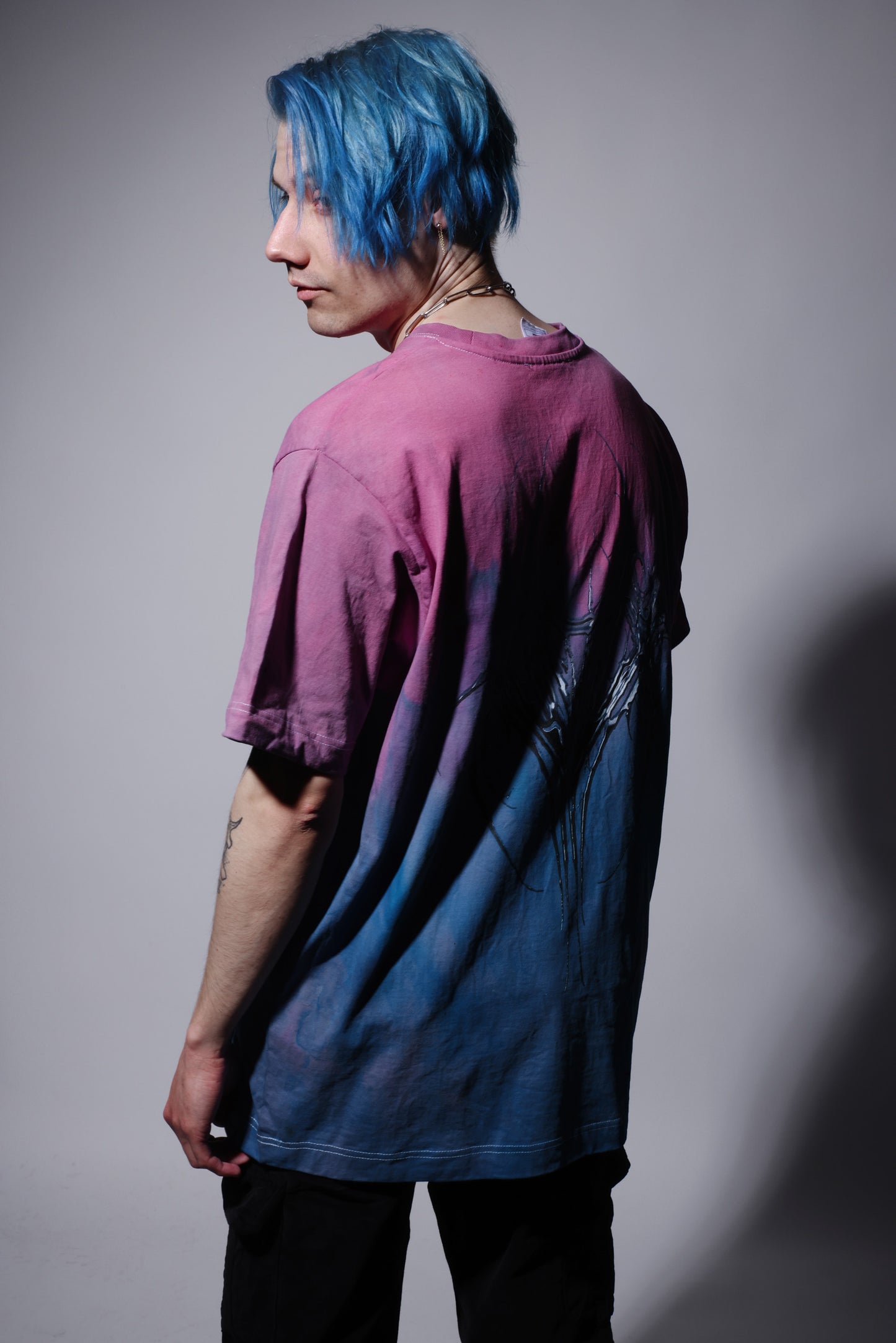 YH LIQUID BLUE T-SHIRT