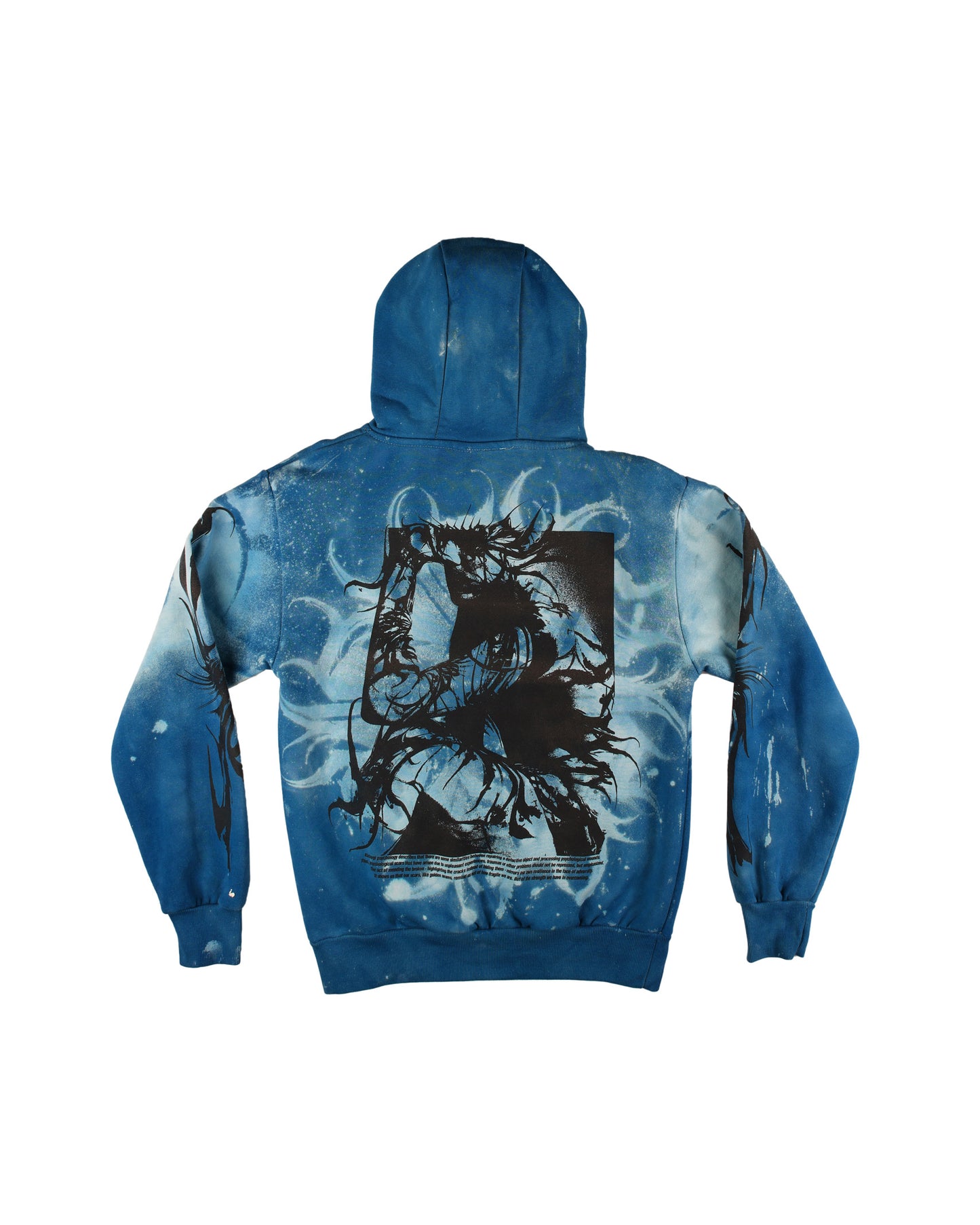 Kintsugi - Blue Edition Hoodie by @kirsten.tattoo