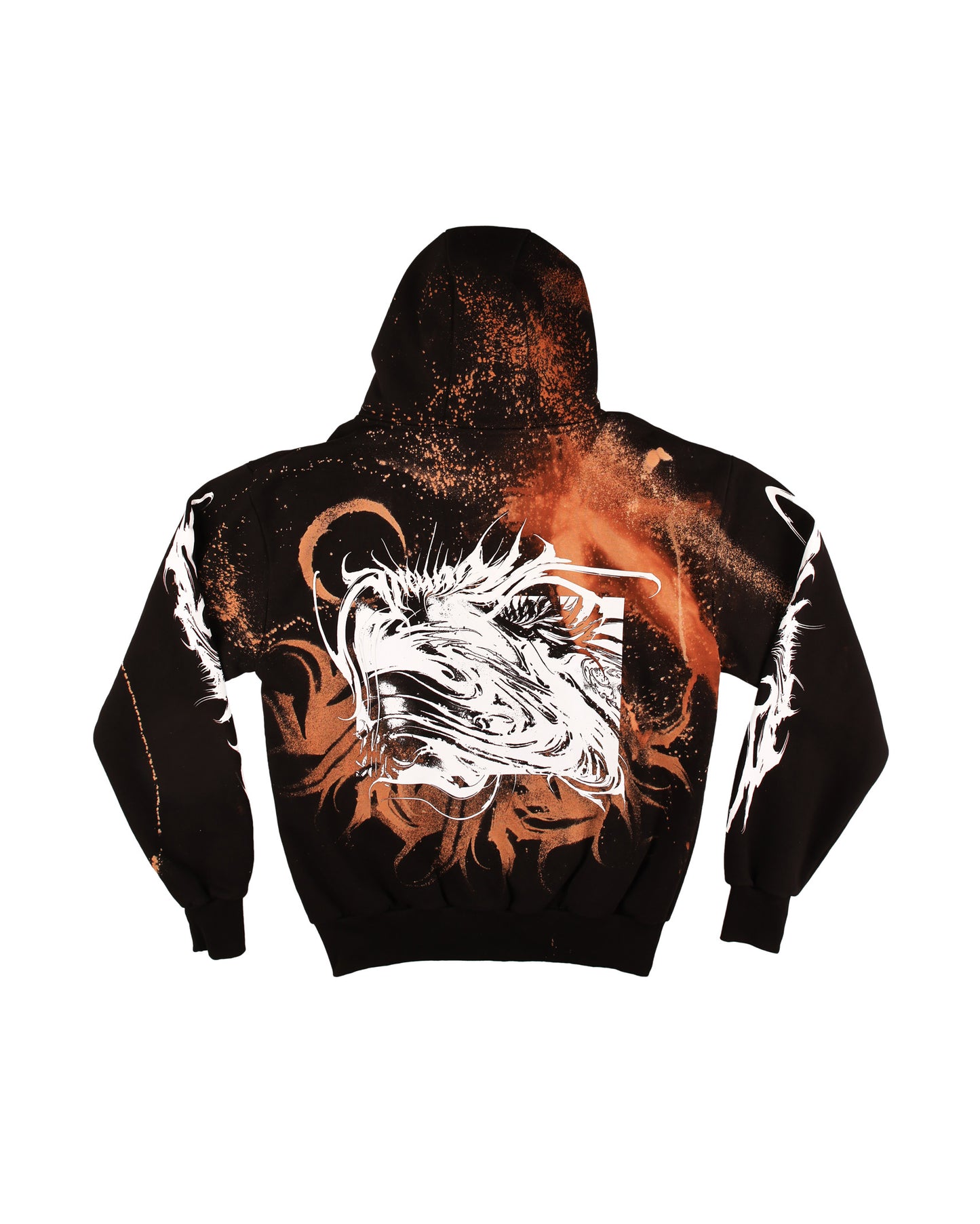 YUMA Hoodie Custom Bleached by @kirsten.tattoo