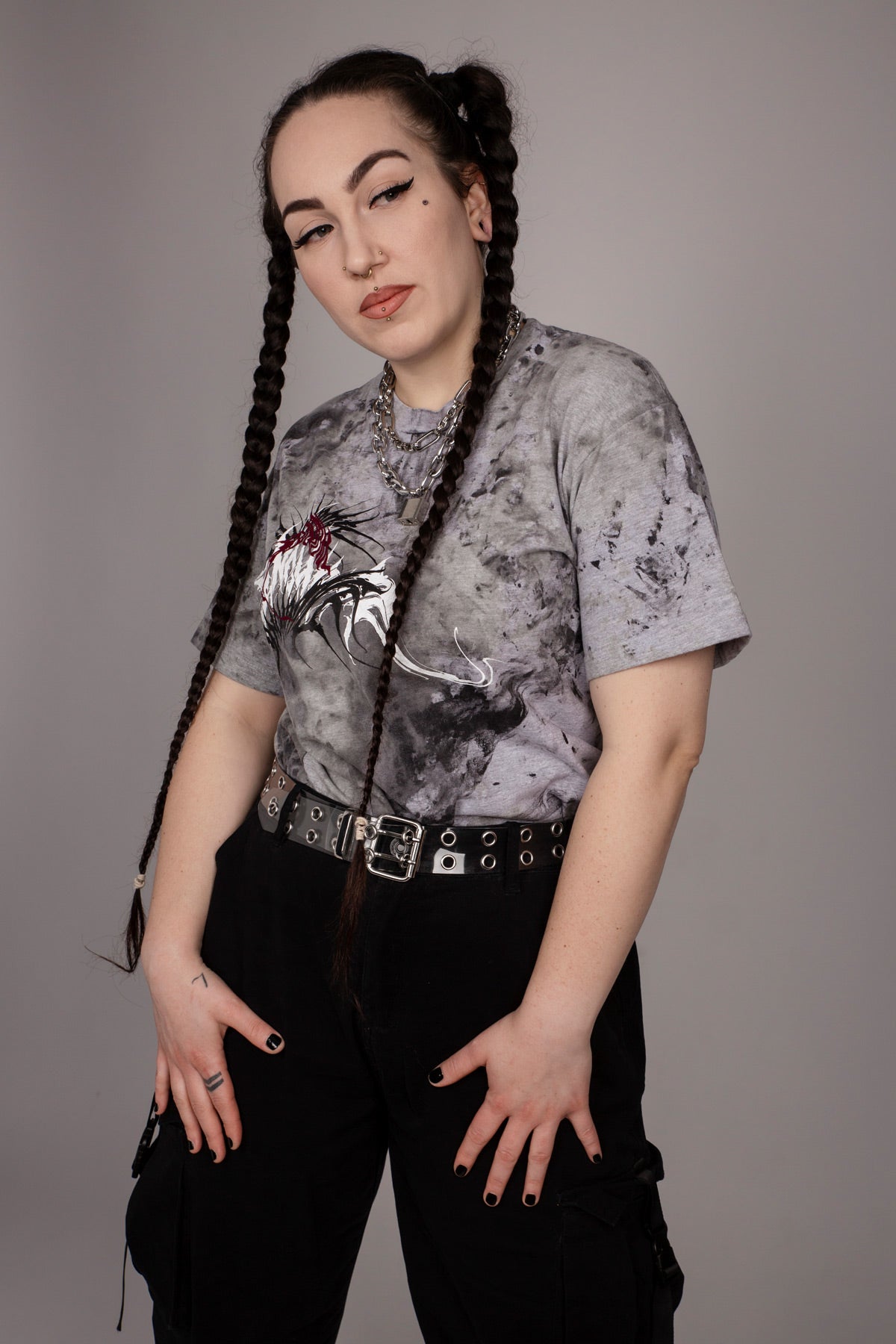 RVNDM & YNGHRTD 'Dark Clouds' T-SHIRT