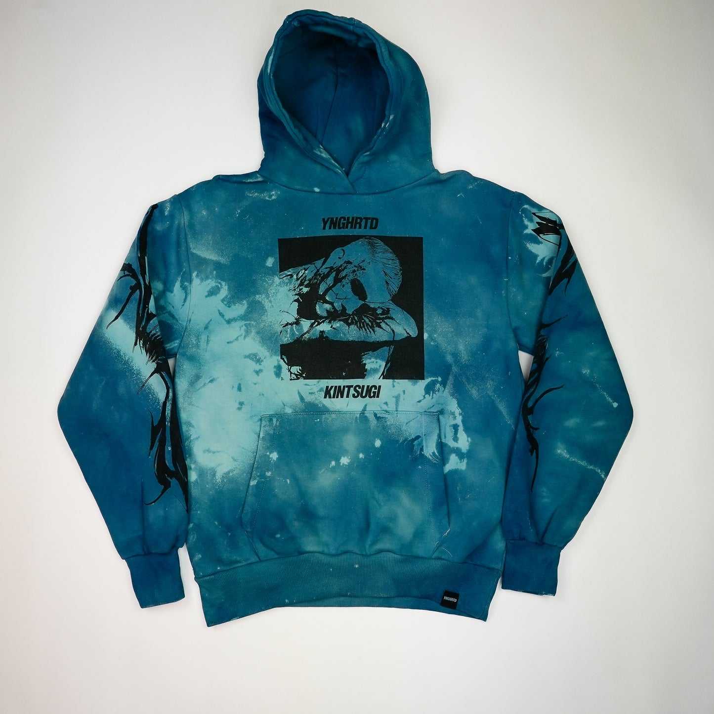 Kintsugi - Blue Edition Hoodie by @kirsten.tattoo