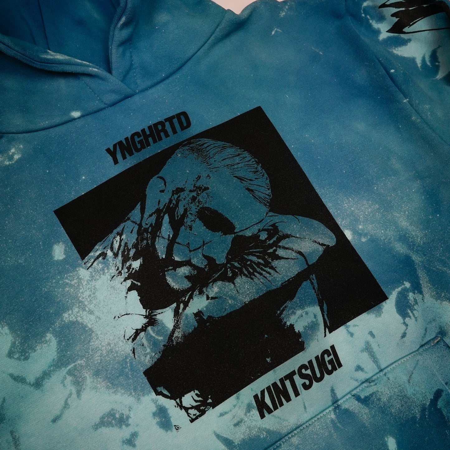 Kintsugi - Blue Edition Hoodie by @kirsten.tattoo