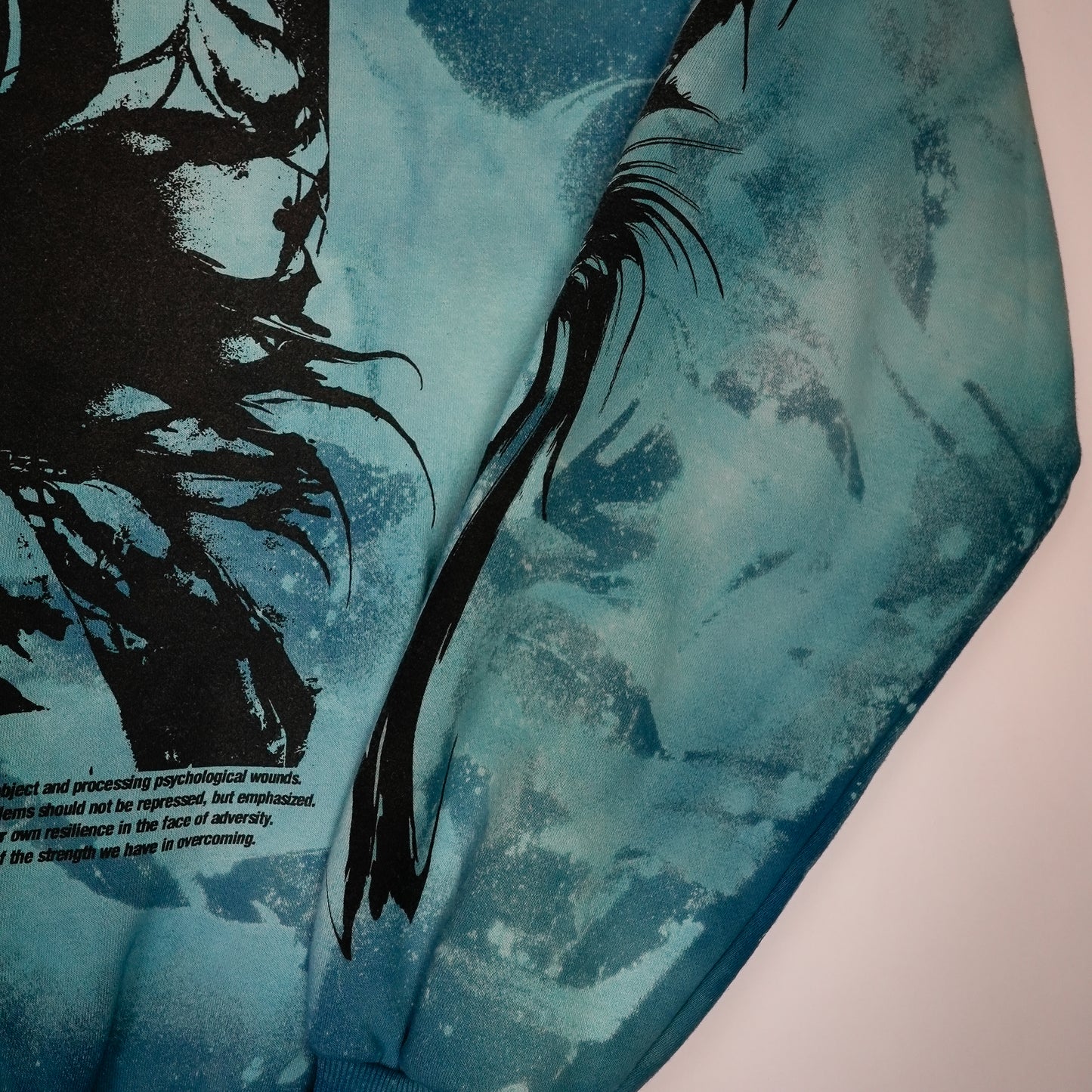 Kintsugi - Blue Edition Hoodie by @kirsten.tattoo