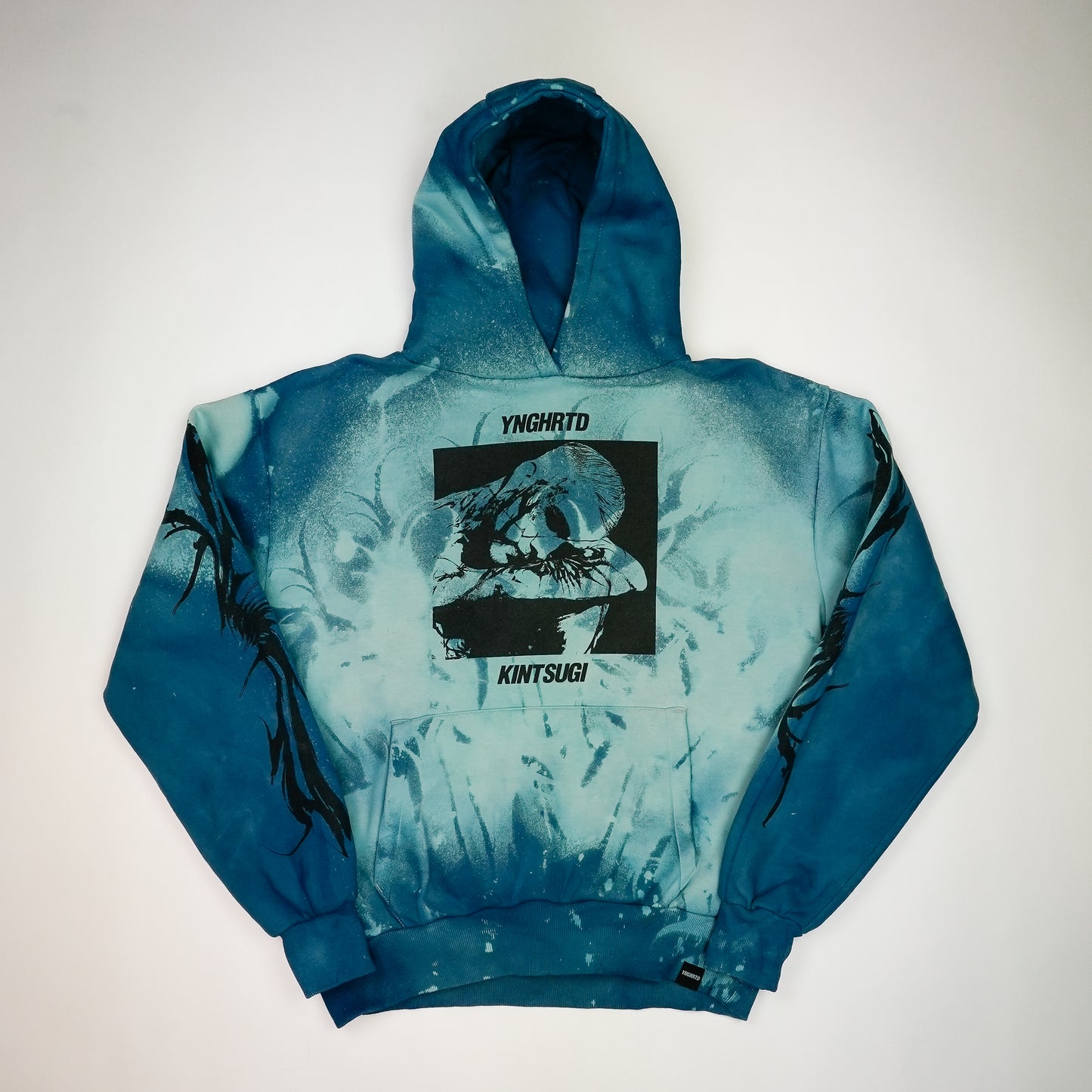 Kintsugi - Blue Edition Hoodie by @kirsten.tattoo
