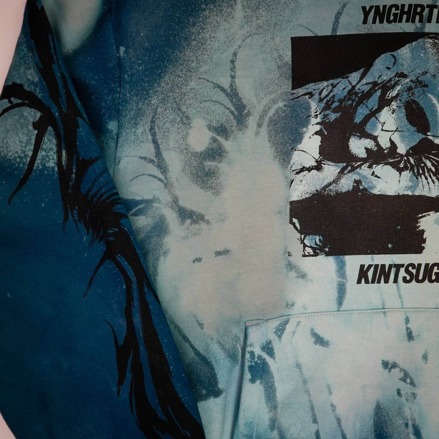 Kintsugi - Blue Edition Hoodie by @kirsten.tattoo