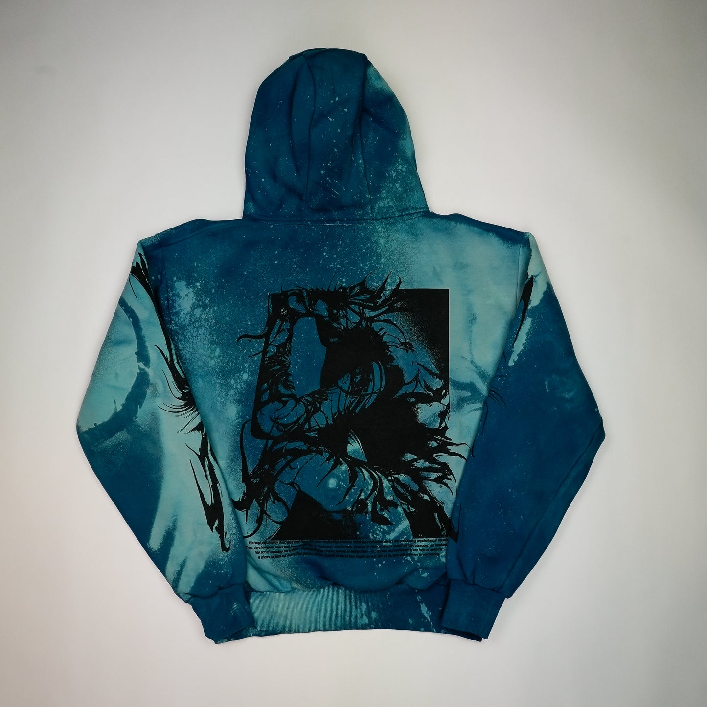 Kintsugi - Blue Edition Hoodie by @kirsten.tattoo