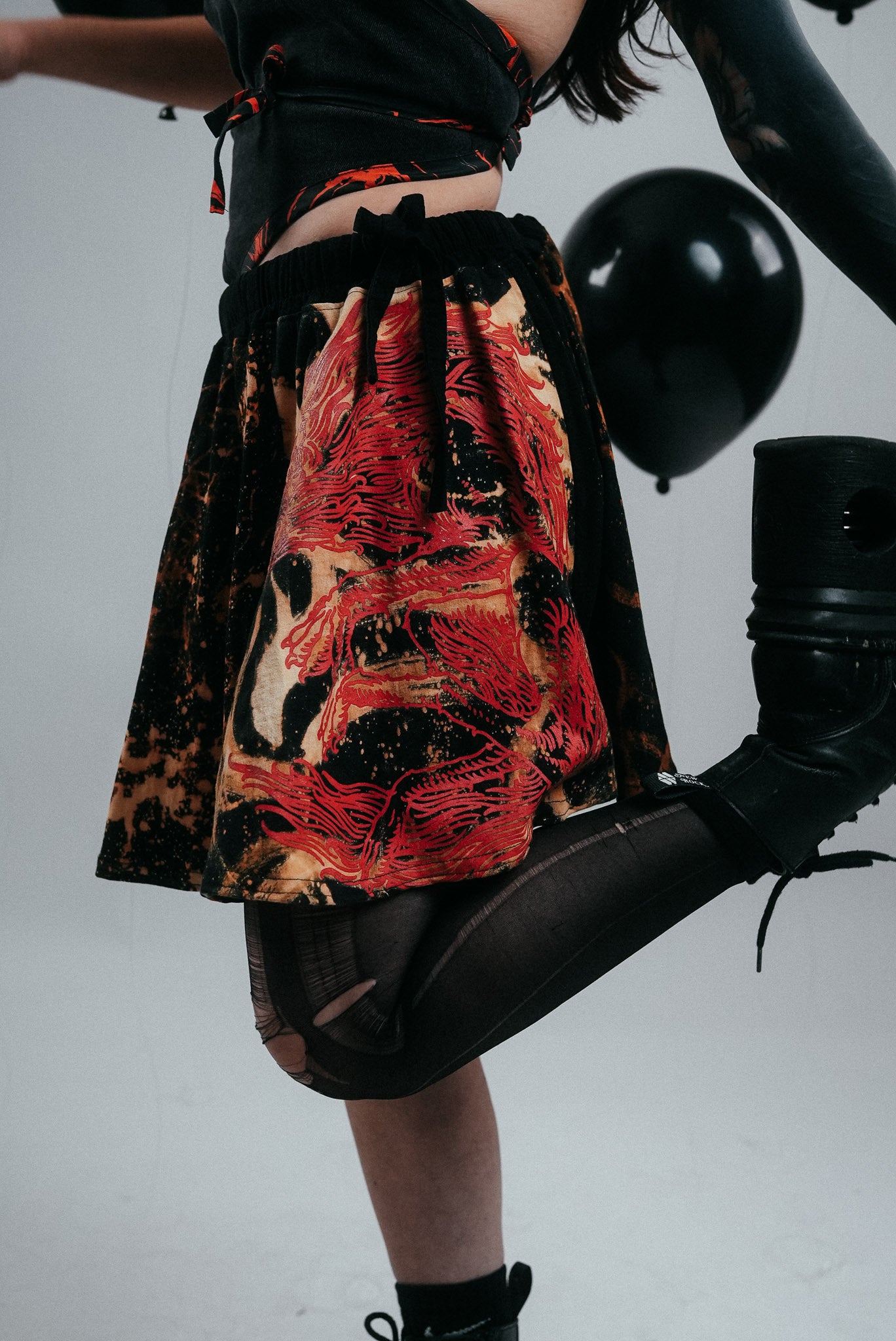 Bleachy Panel Skirt