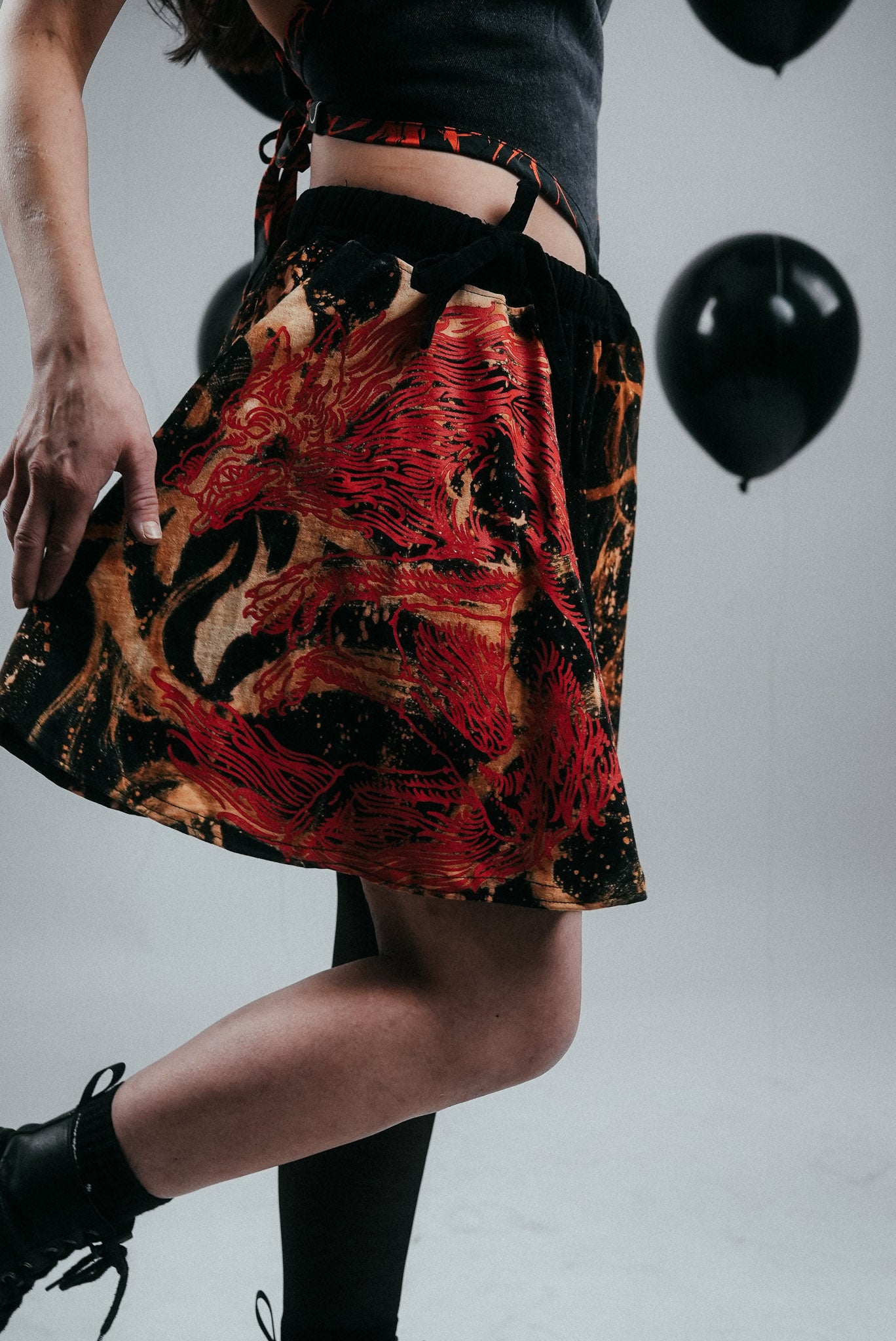 Bleachy Panel Skirt