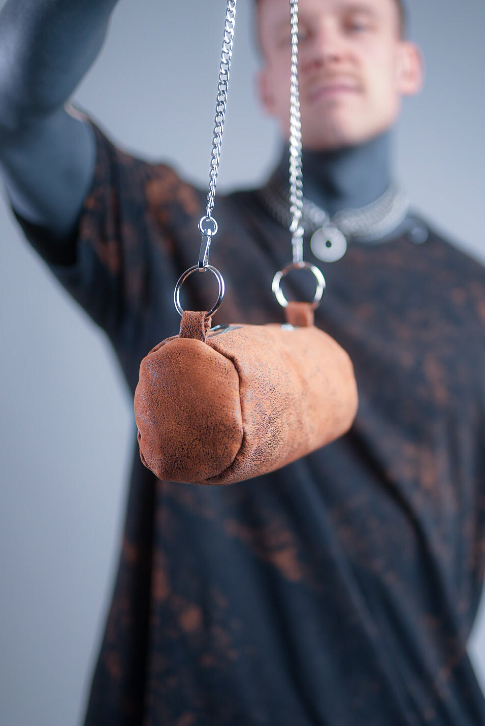 Mini Rust Barrel Shoulder Bag