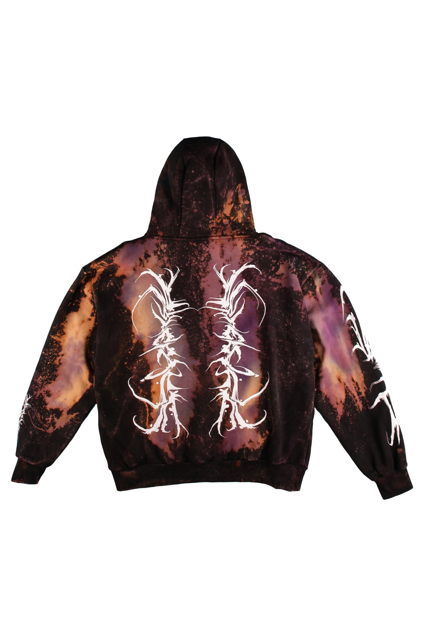 Purple & Orange rust Hoodie