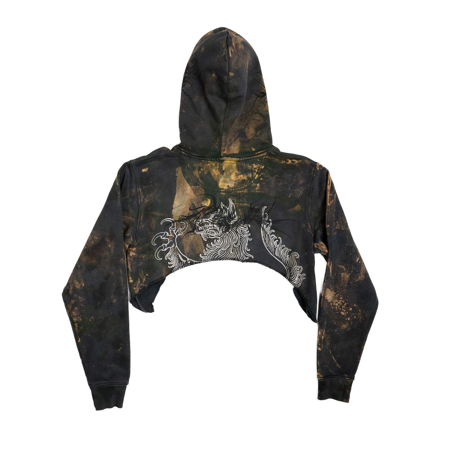 CROPPED REWORKED HOODIE