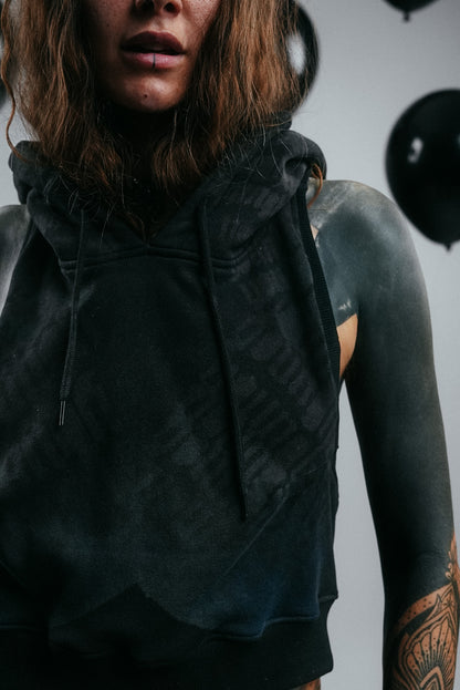 Backflash Hoodie Crop Top