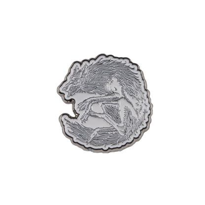 Der Grimm Pin – White and Silver