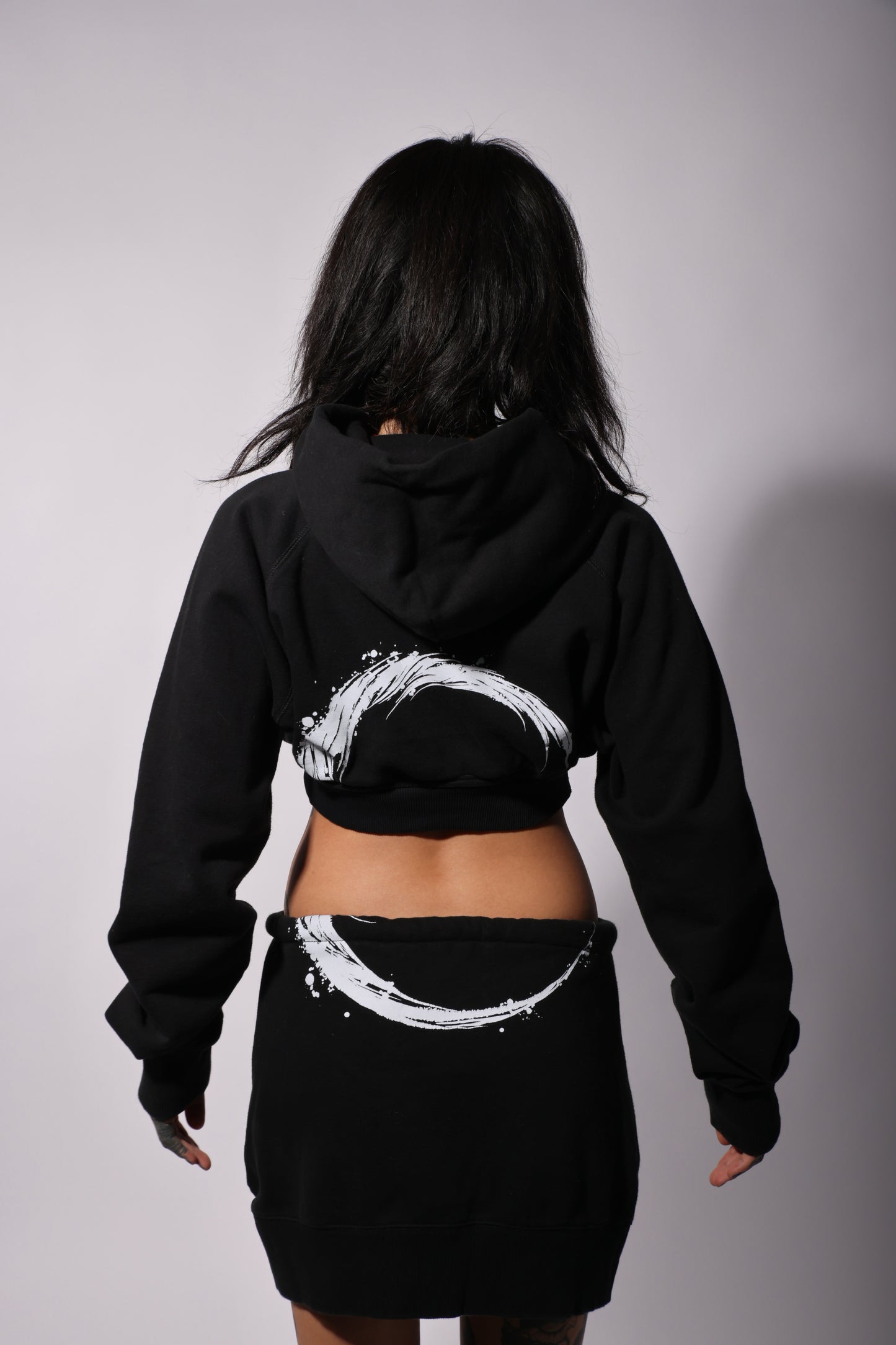 NIS Crop Hoodie