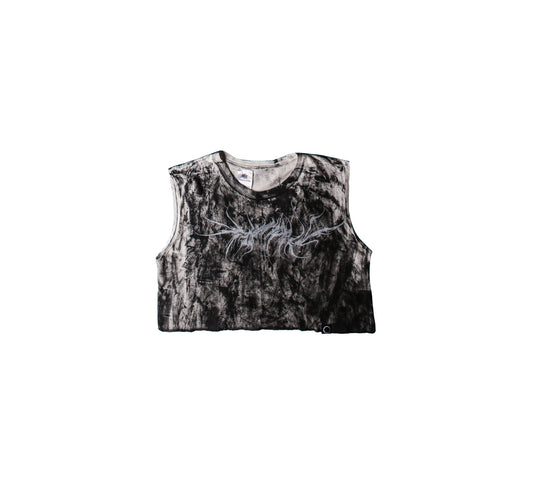 CROPPED UPCYCLED TANK TOP