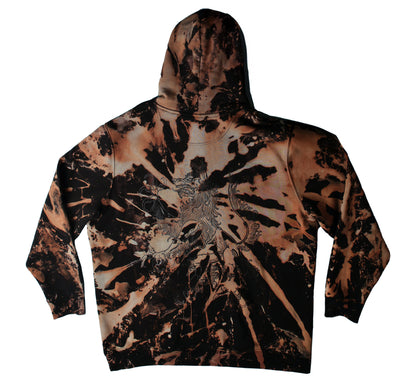YH BLEACHED RUST HOODIE