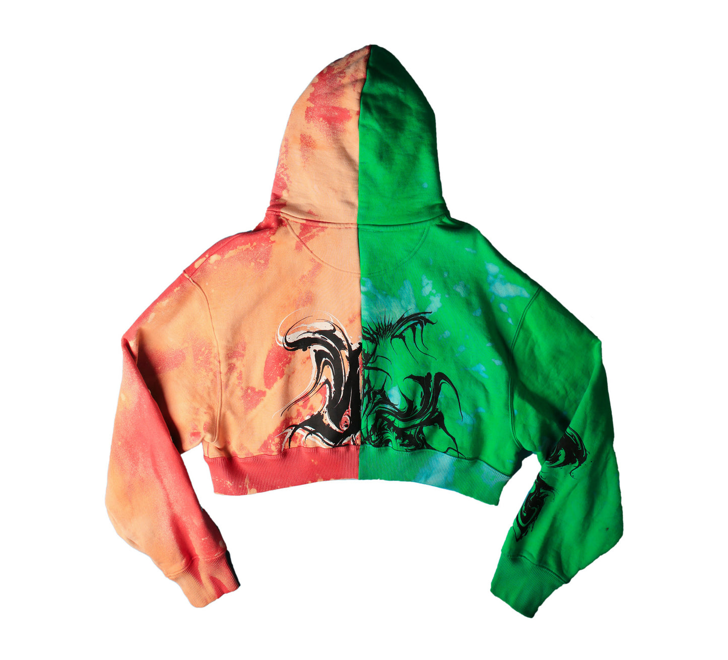 Mi Parti - Crossed Ribbon Crop Jacket
