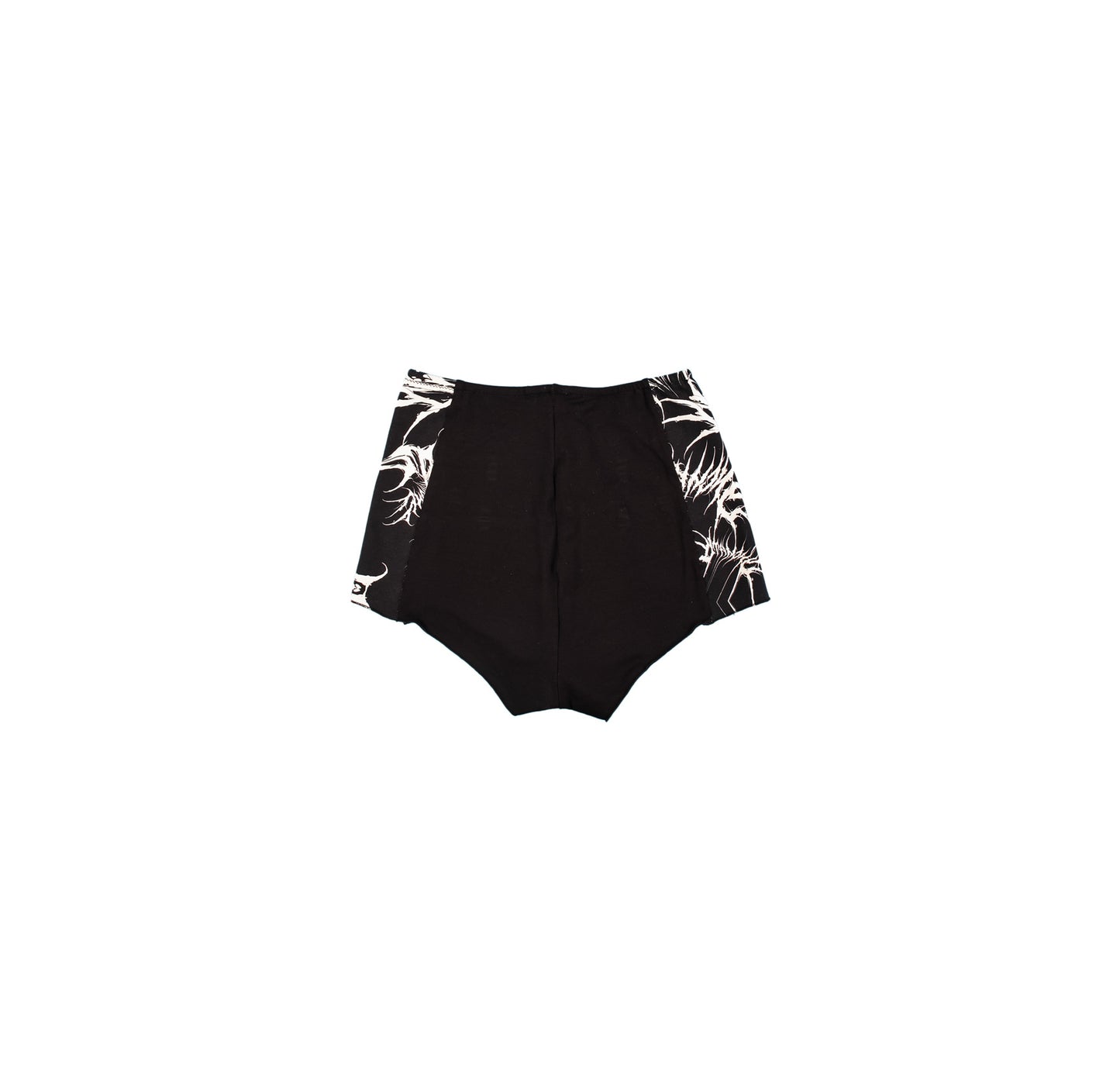 Black Shorts YH printed fabric