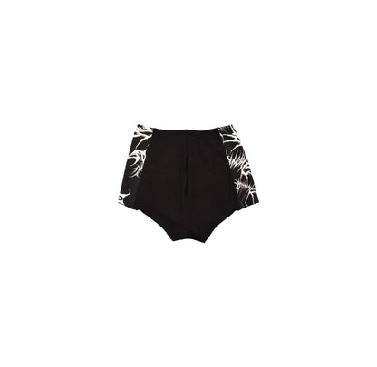 Black Shorts YH printed fabric