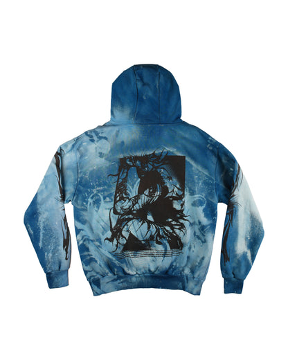 Kintsugi - Blue Edition Hoodie by @kirsten.tattoo