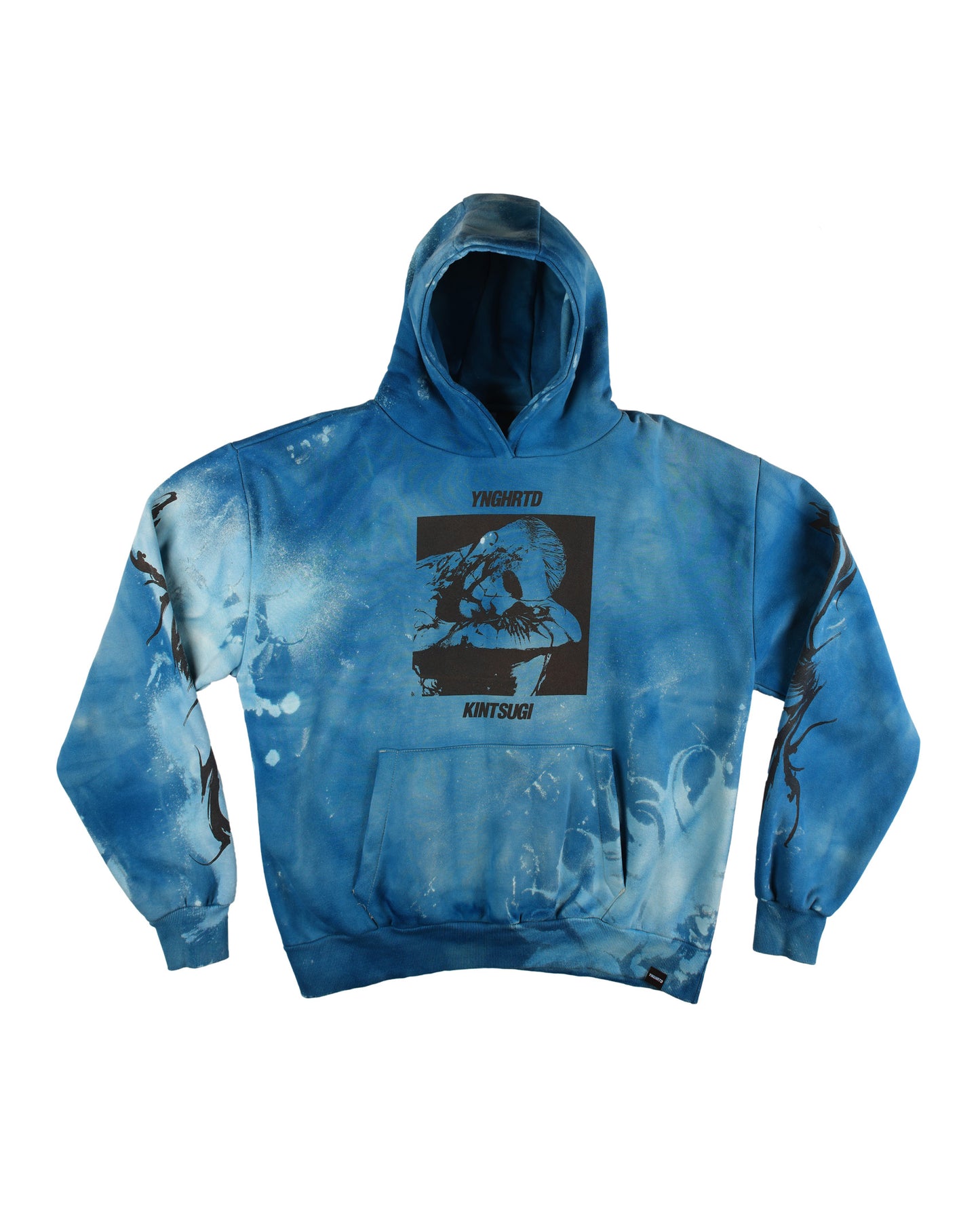 Kintsugi - Blue Edition Hoodie by @kirsten.tattoo