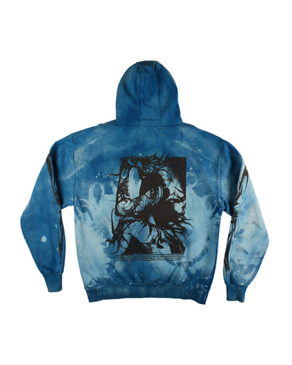 Kintsugi - Blue Edition Hoodie by @kirsten.tattoo