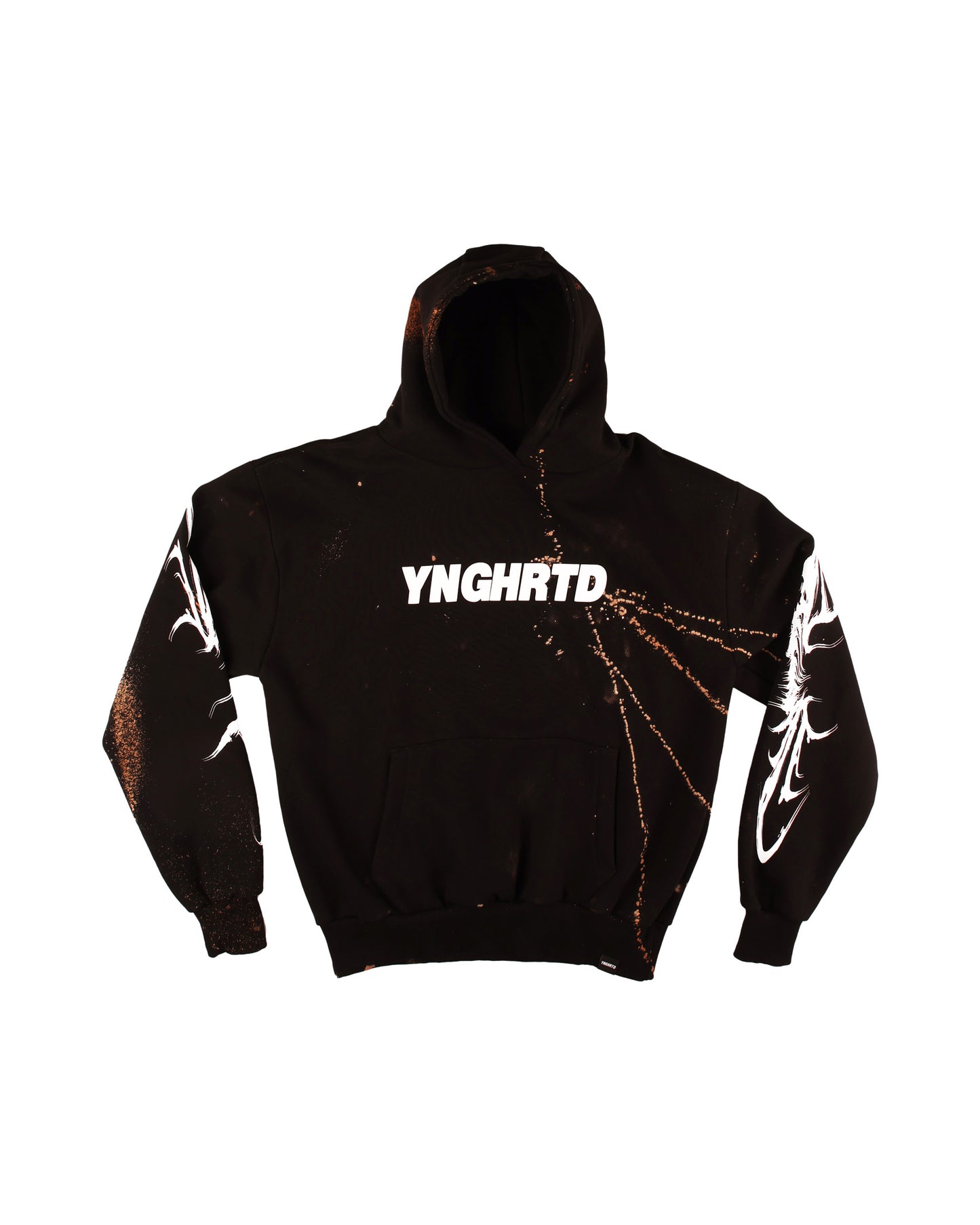 YUMA Hoodie Custom Bleached by @kirsten.tattoo