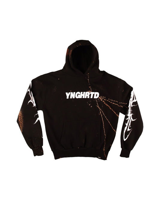 YUMA Hoodie Custom Bleached by @kirsten.tattoo