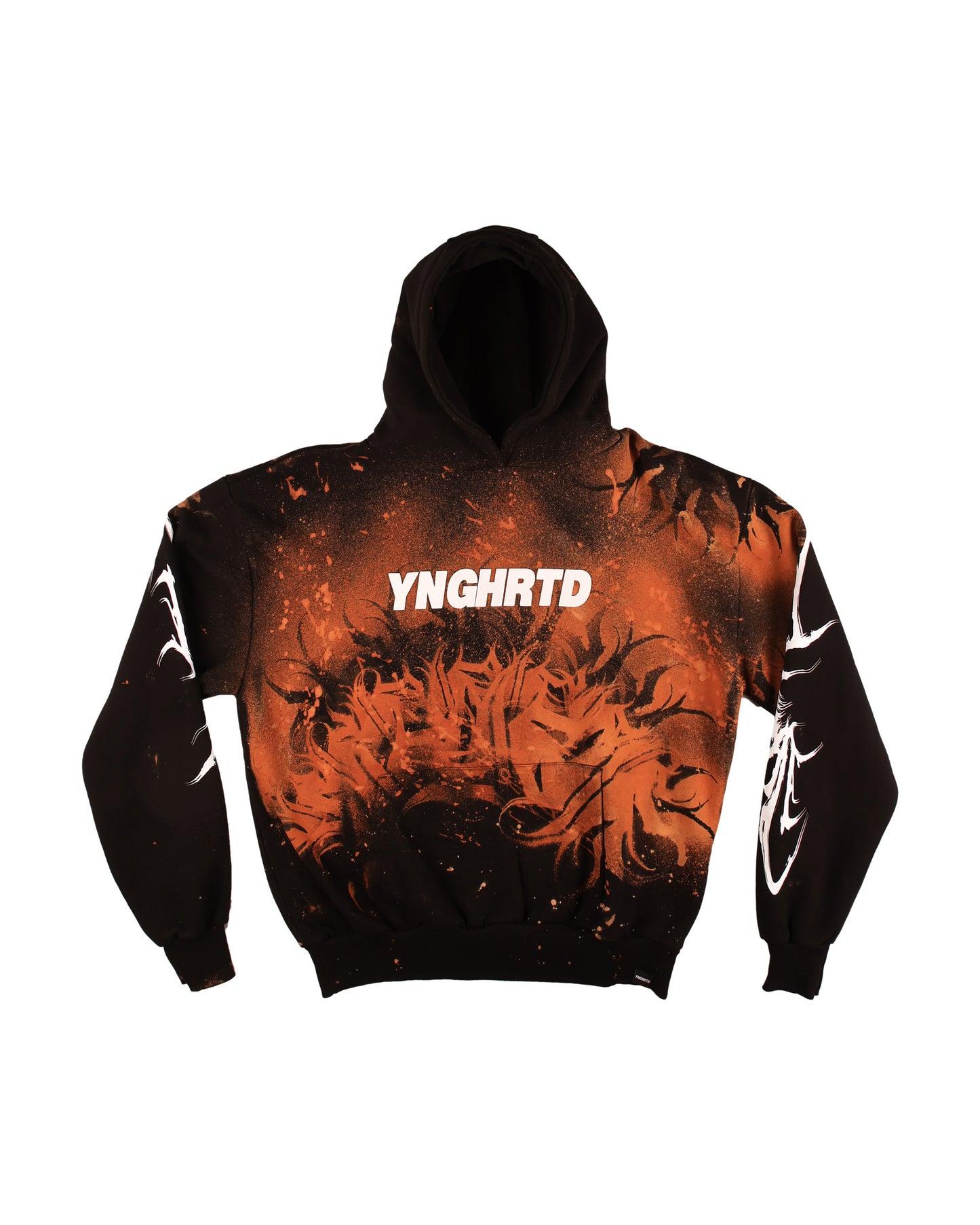 YUMA Hoodie Custom Bleached by @kirsten.tattoo