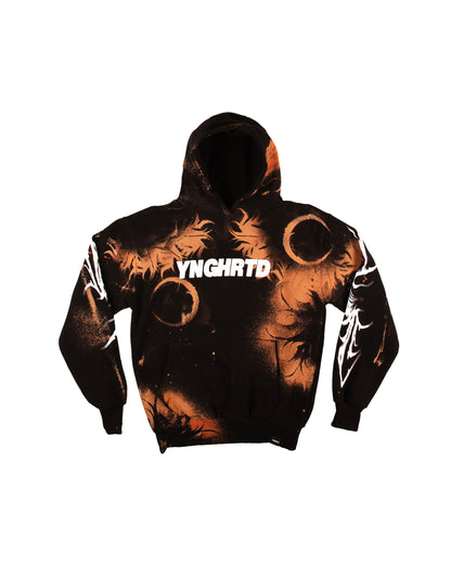 YUMA Hoodie Custom Bleached by @kirsten.tattoo