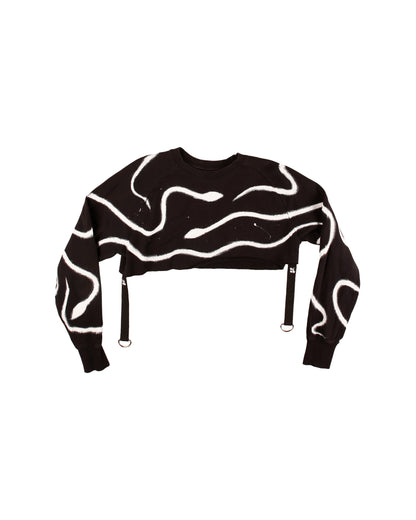 Snake Hand-Painted T-Shirt