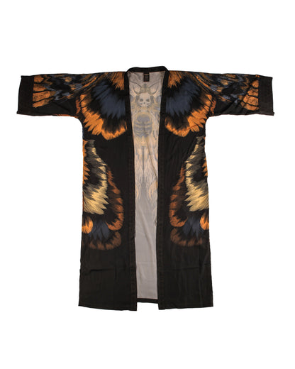 SHINOGA DARK EXTRA LONG KIMONO