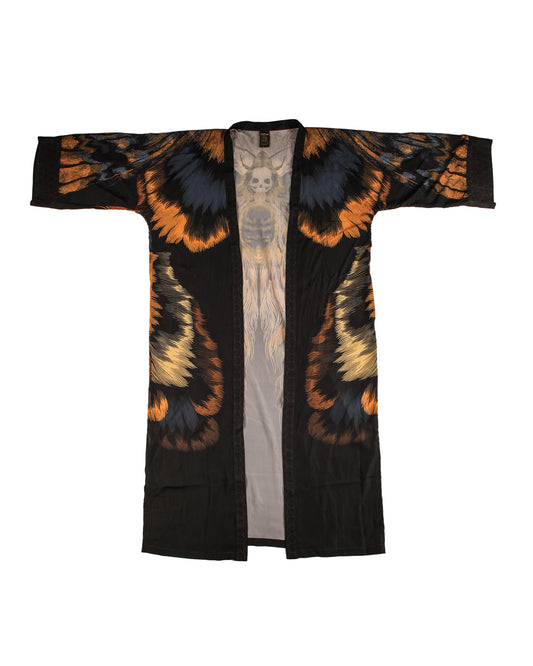 SHINOGA DARK EXTRA LONG KIMONO
