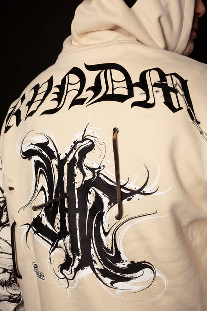 RVNDM & YNGHRTD 'Holy Death' HOODIE