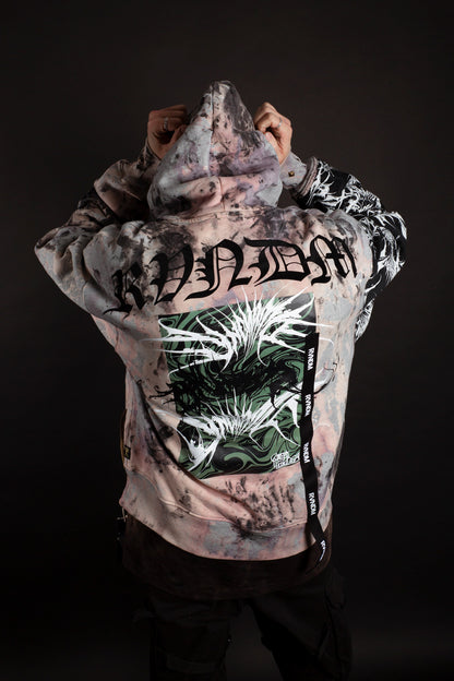 RVNDM & YNGHRTD 'Liquid Palm' HOODIE