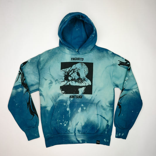 Kintsugi - Blue Edition Hoodie by @kirsten.tattoo