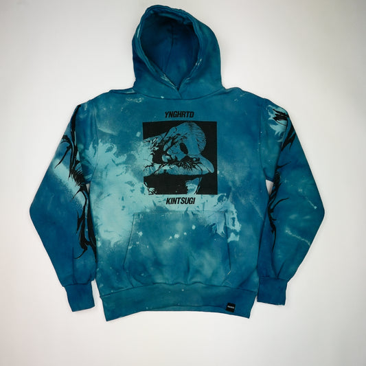 Kintsugi - Blue Edition Hoodie by @kirsten.tattoo