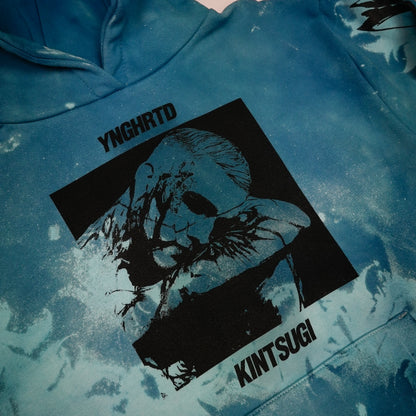 Kintsugi - Blue Edition Hoodie by @kirsten.tattoo