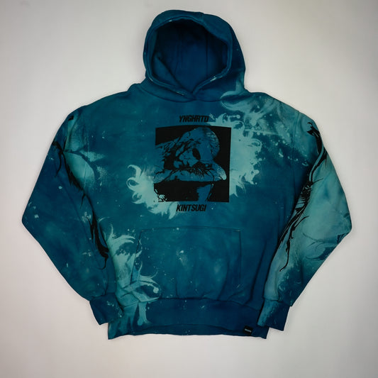 Kintsugi - Blue Edition Hoodie by @kirsten.tattoo