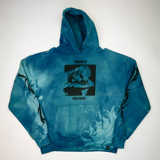 Kintsugi - Blue Edition Hoodie by @kirsten.tattoo