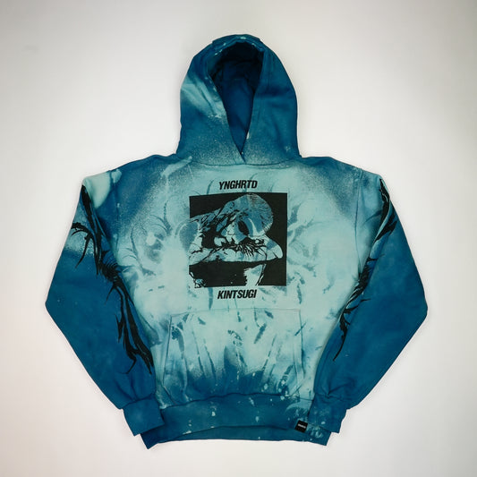 Kintsugi - Blue Edition Hoodie by @kirsten.tattoo