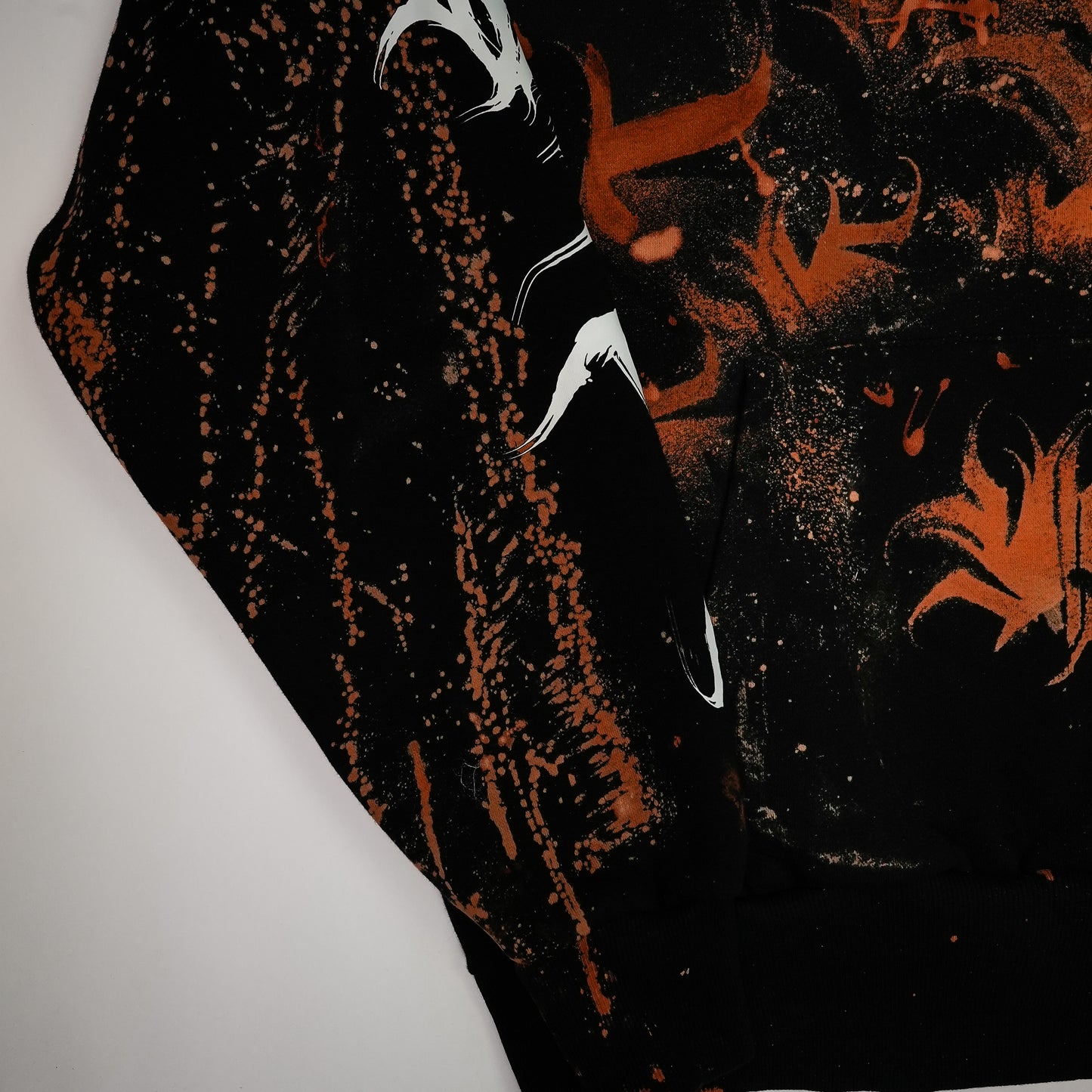 YUMA Hoodie Custom Bleached by @kirsten.tattoo