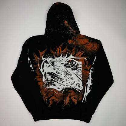 YUMA Hoodie Custom Bleached by @kirsten.tattoo