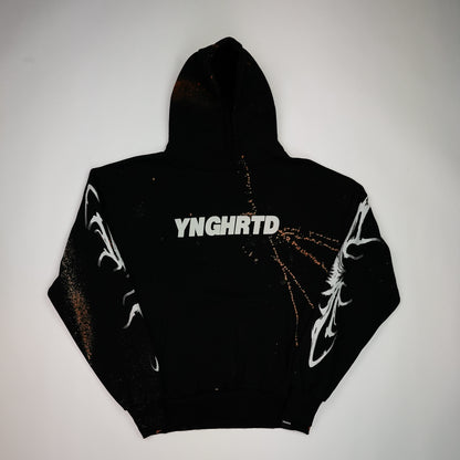 YUMA Hoodie Custom Bleached by @kirsten.tattoo