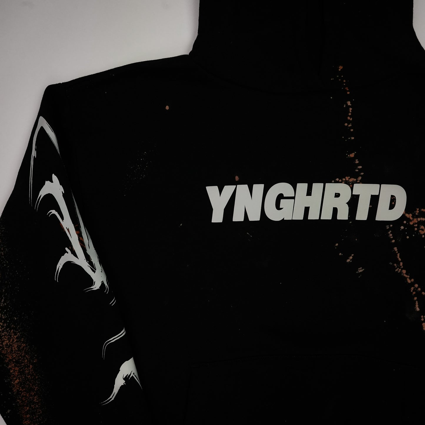 YUMA Hoodie Custom Bleached by @kirsten.tattoo
