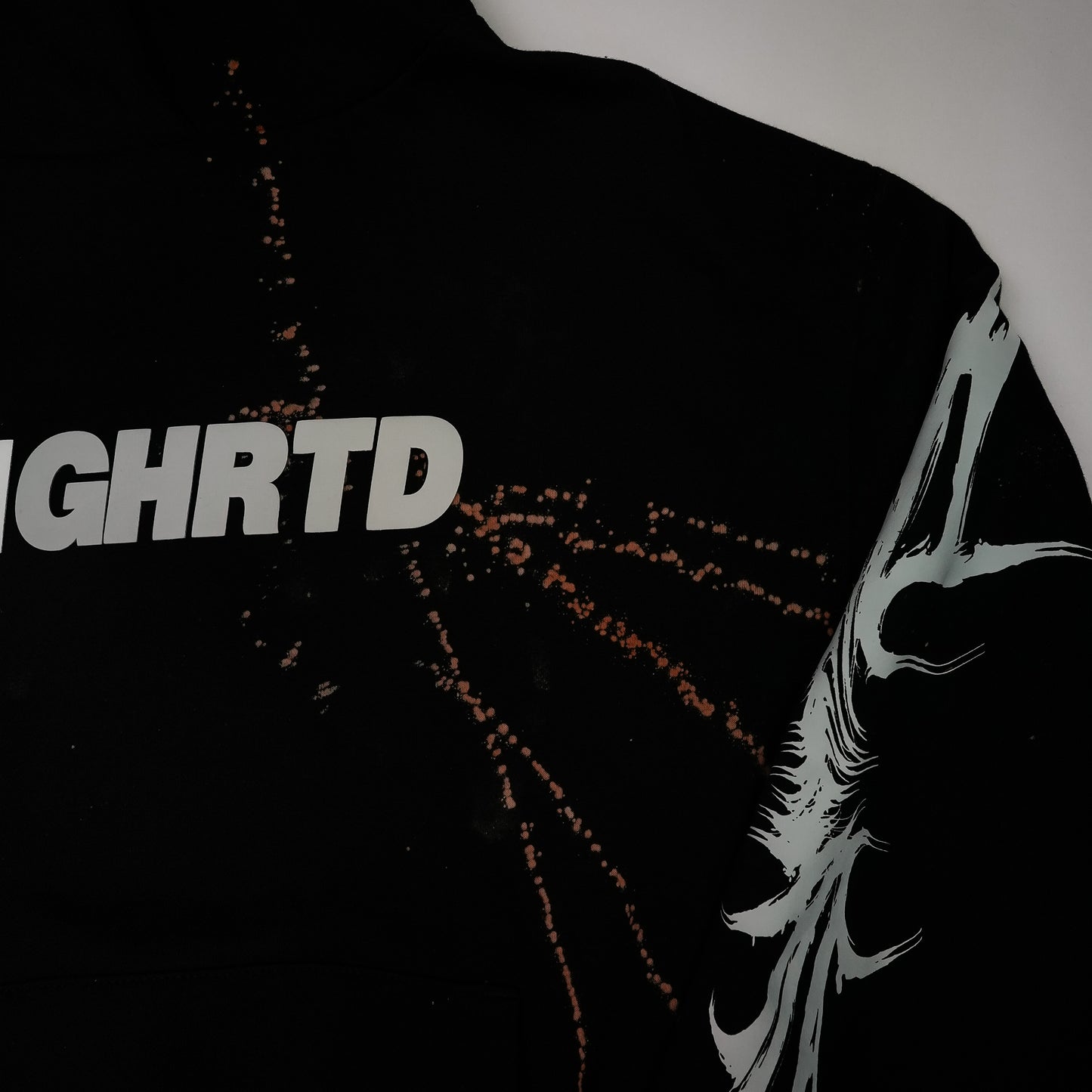 YUMA Hoodie Custom Bleached by @kirsten.tattoo