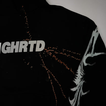 YUMA Hoodie Custom Bleached by @kirsten.tattoo